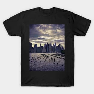 Manhattan Skyline Brooklyn New York City T-Shirt